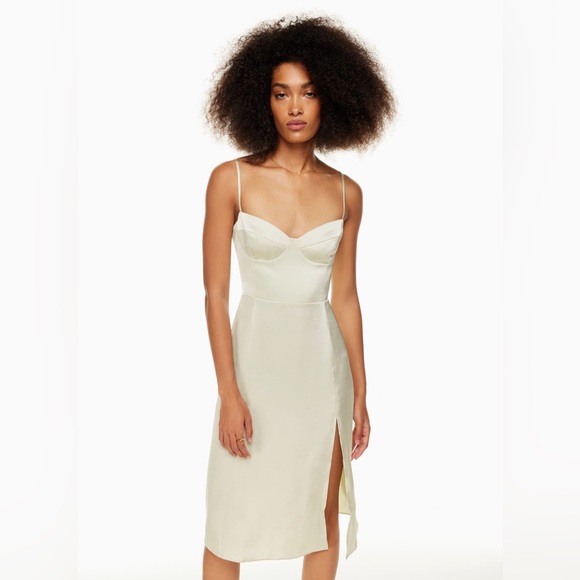 Aritzia Dresses & Skirts - Aritzia Wilfred glaze satin dress‎ 2